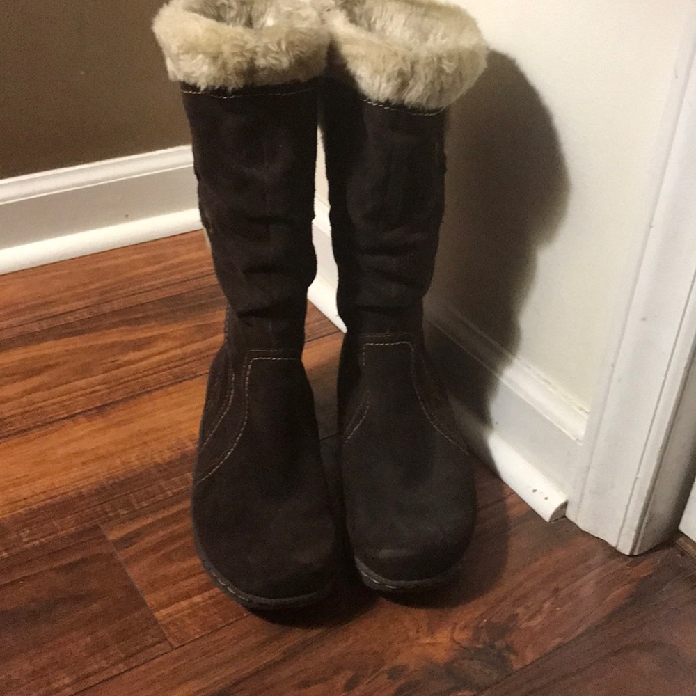 Bare traps faux fur boots